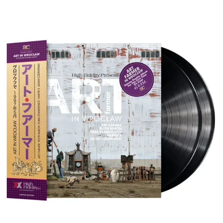 Art Farmer — In Wrocław 2LP black vinyl edition with OBI strip and sleeve