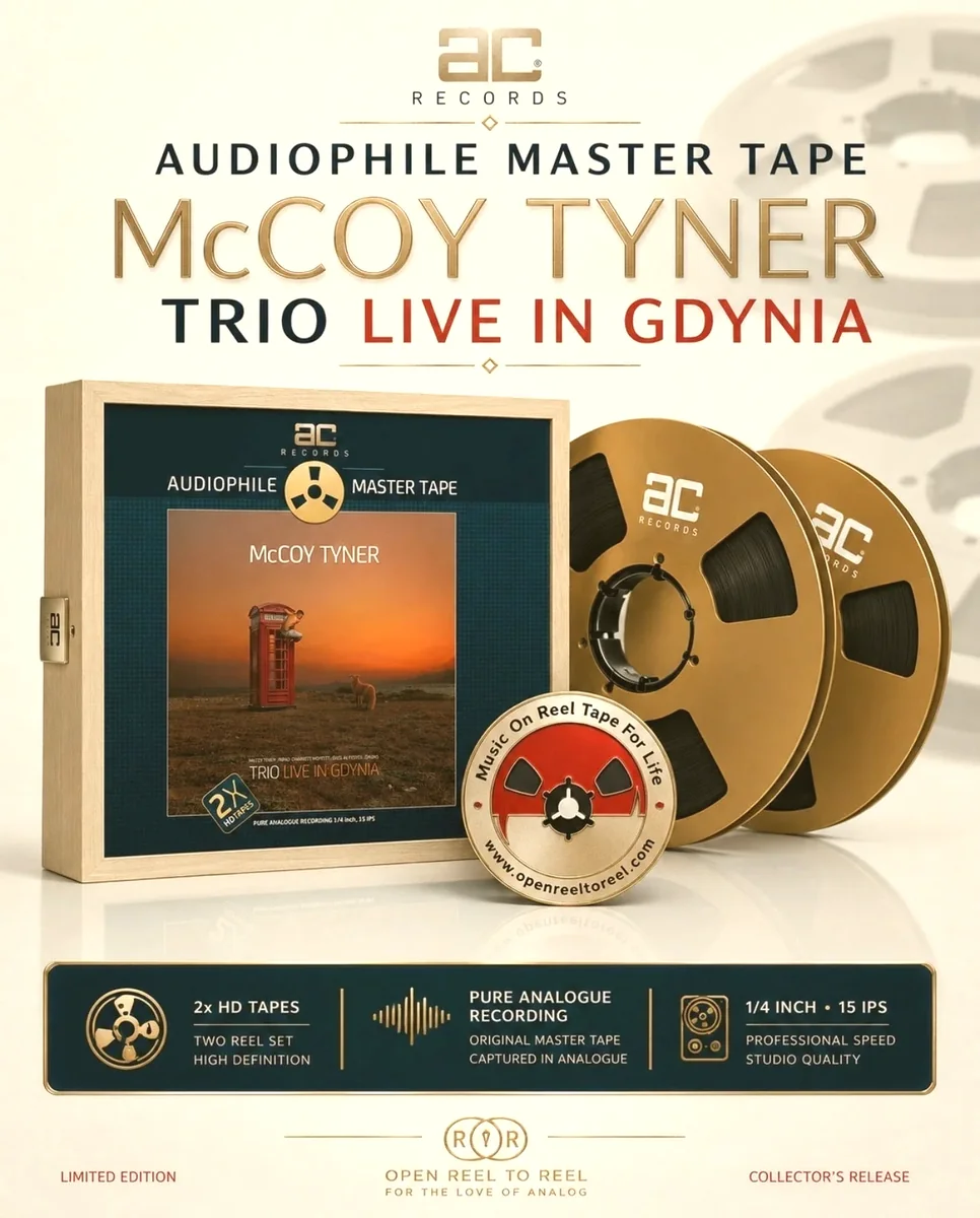 McCoy Tyner Trio Live in Gdynia audiophile master-tape presentation with gold reels